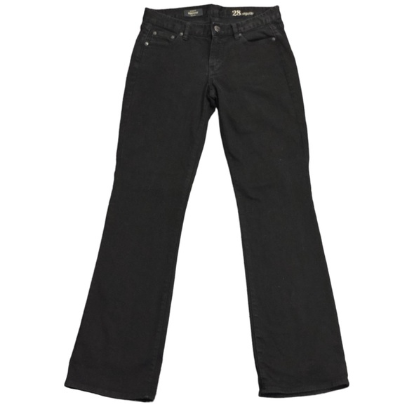 J. Crew Black Boot Cut Jeans - Picture 2 of 8